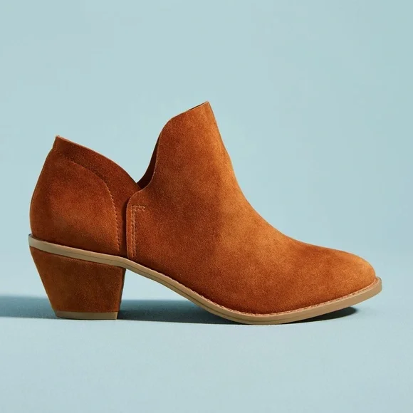 ANTHROPOLOGIE/ KELSI DAGGER Brooklyn Kenmare Booties - Brown - Sz 7 - Picture 2 of 13